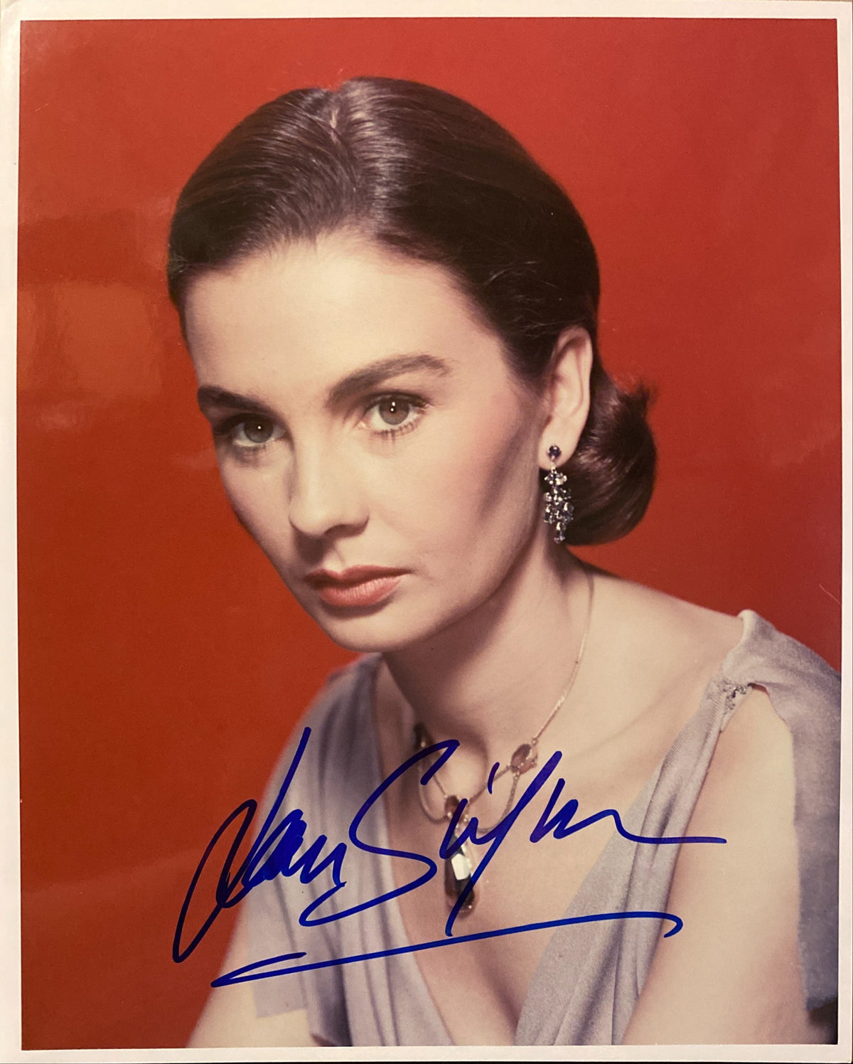 Jean Simmons signed photo