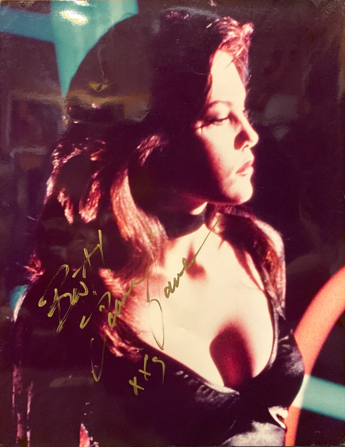 Diane Lane signed "Streets of Fire" movie photo