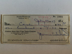 Three Faces Of Eve Joanne Woodward signed check