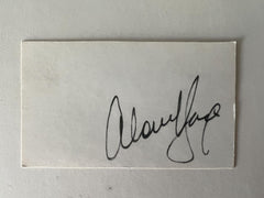 Talk Show Host Alan King original signature