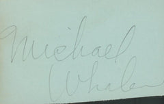 Michael Whalen signature cut