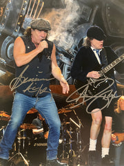 AC/DC band signed photo