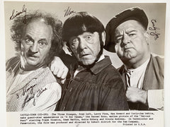 The Three Stooges signed photo