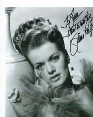 Follow The Boys Janis Paige signed photo - Photo