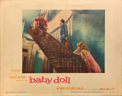 Carroll Baker, Karl Malden, and Eli Wallach "Baby Doll" original Lobby Card