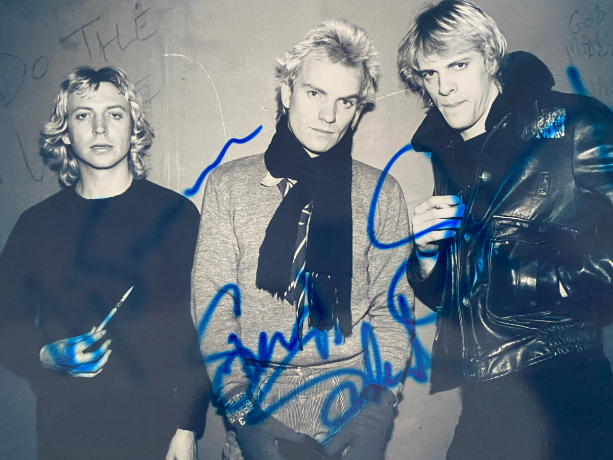 The Police signed photo