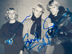 The Police signed photo