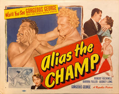 Robert Rockwell, Barbra Fuller, and Audrey Long "Alias The Champ" original Lobby Card