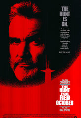The Hunt for Red October original 1990 vintage one sheet movie poster