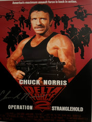 Chuck Norris signed photo