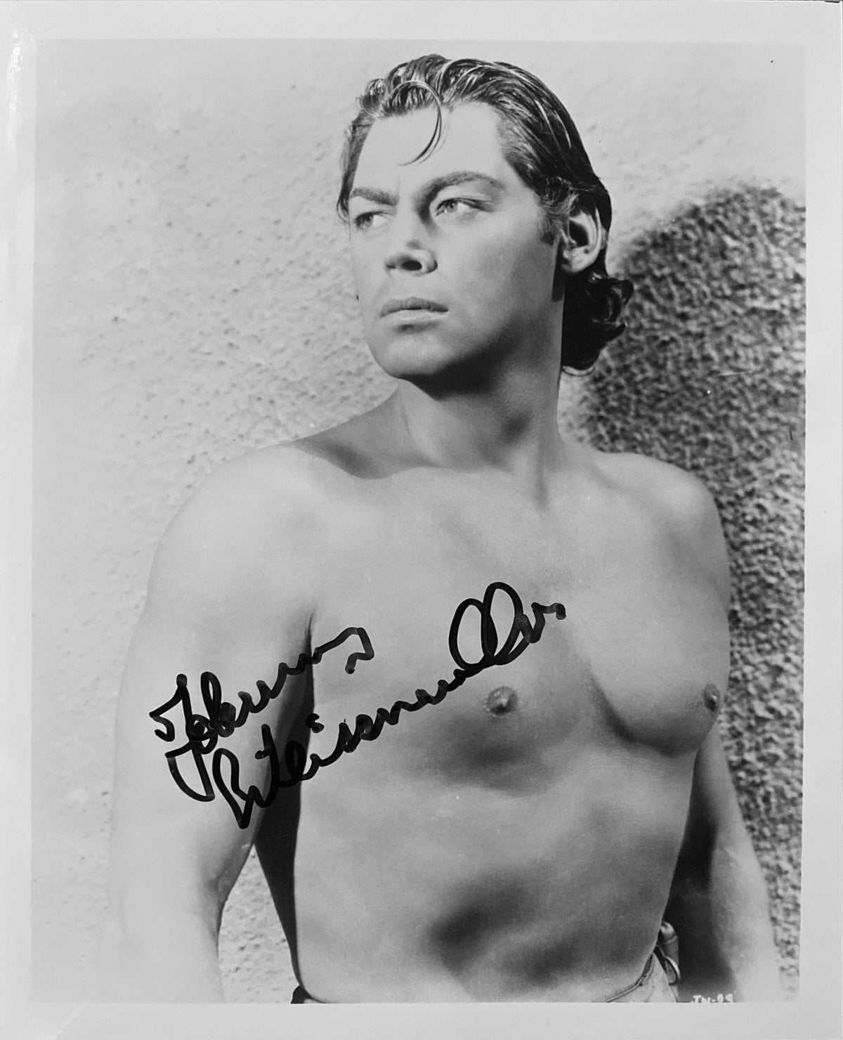 Tarzan Johnny Weissmuller signed photo