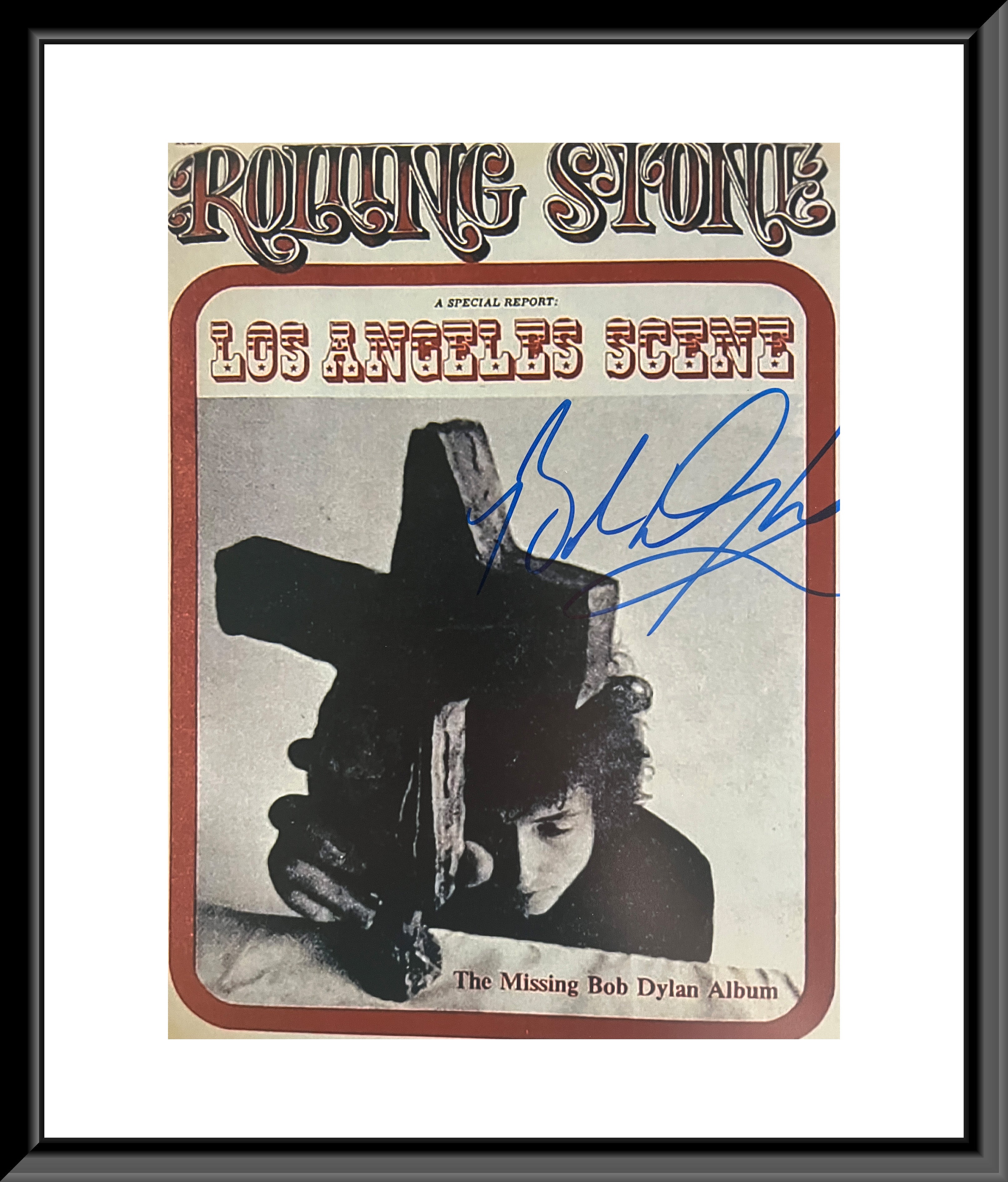 Bob Dylan signed  photo