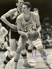 LA Lakers Jerry West signed photo