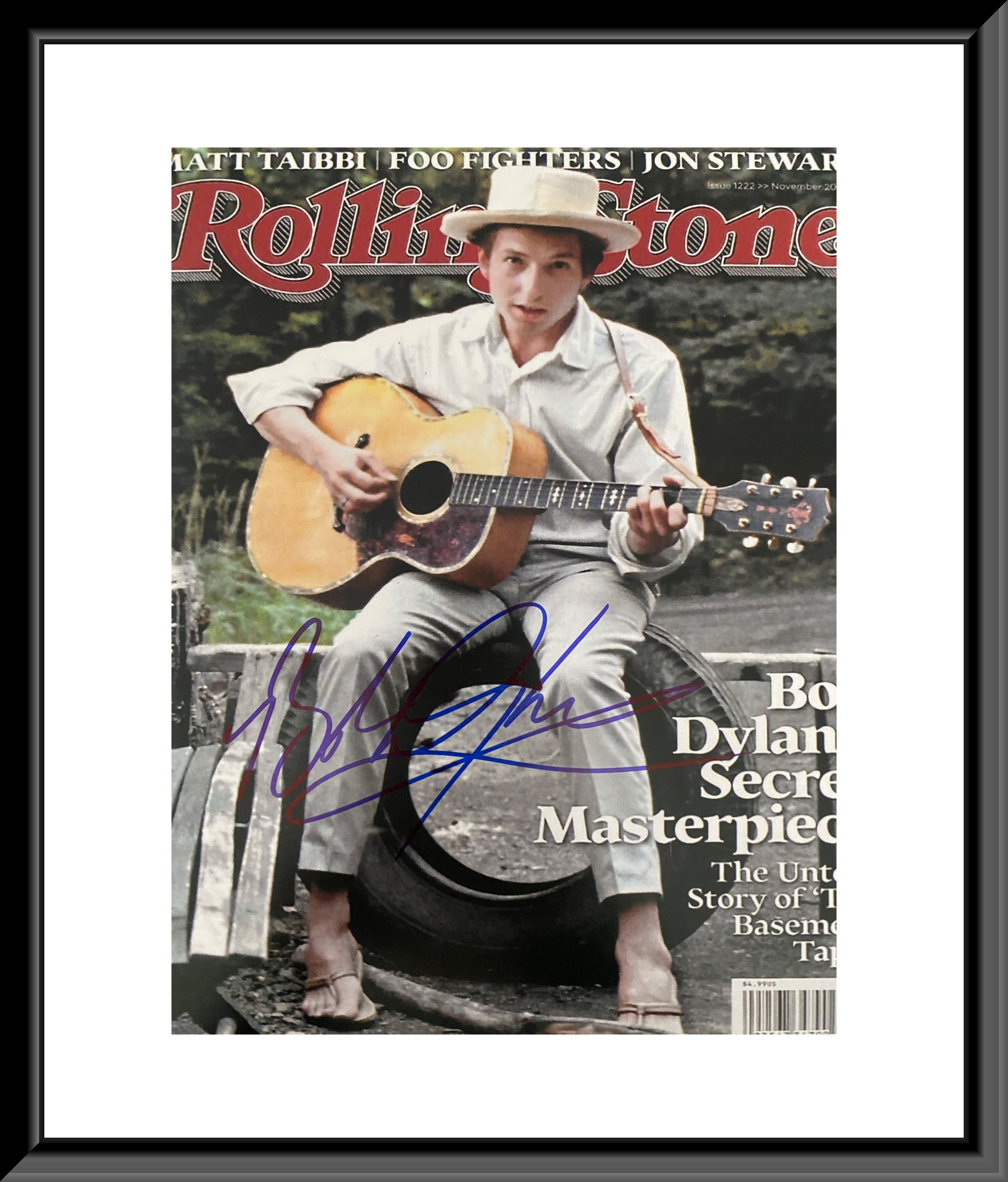 Bob Dylan signed  photo