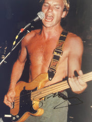 Sting signed photo