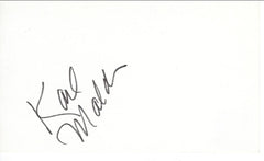The Streets Of San Francisco Karl Malden original signature