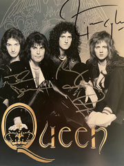 Queen band signed photo