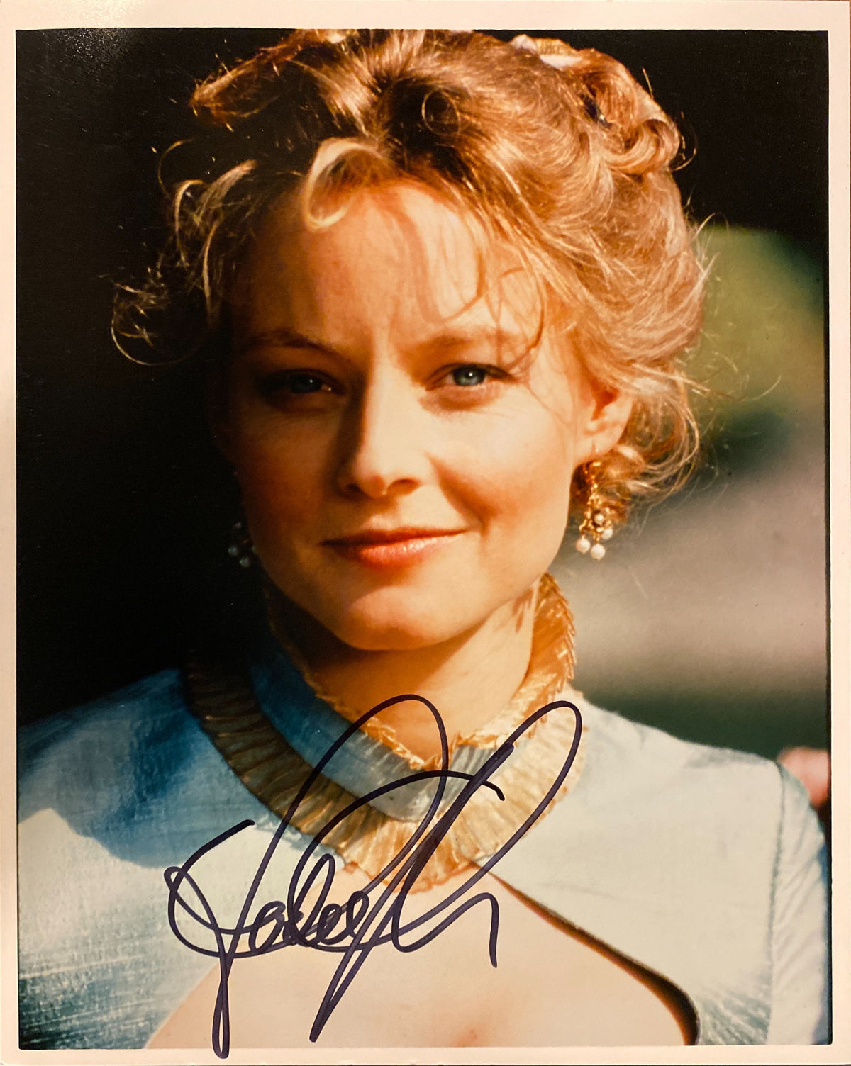 Jodie Foster signed photo