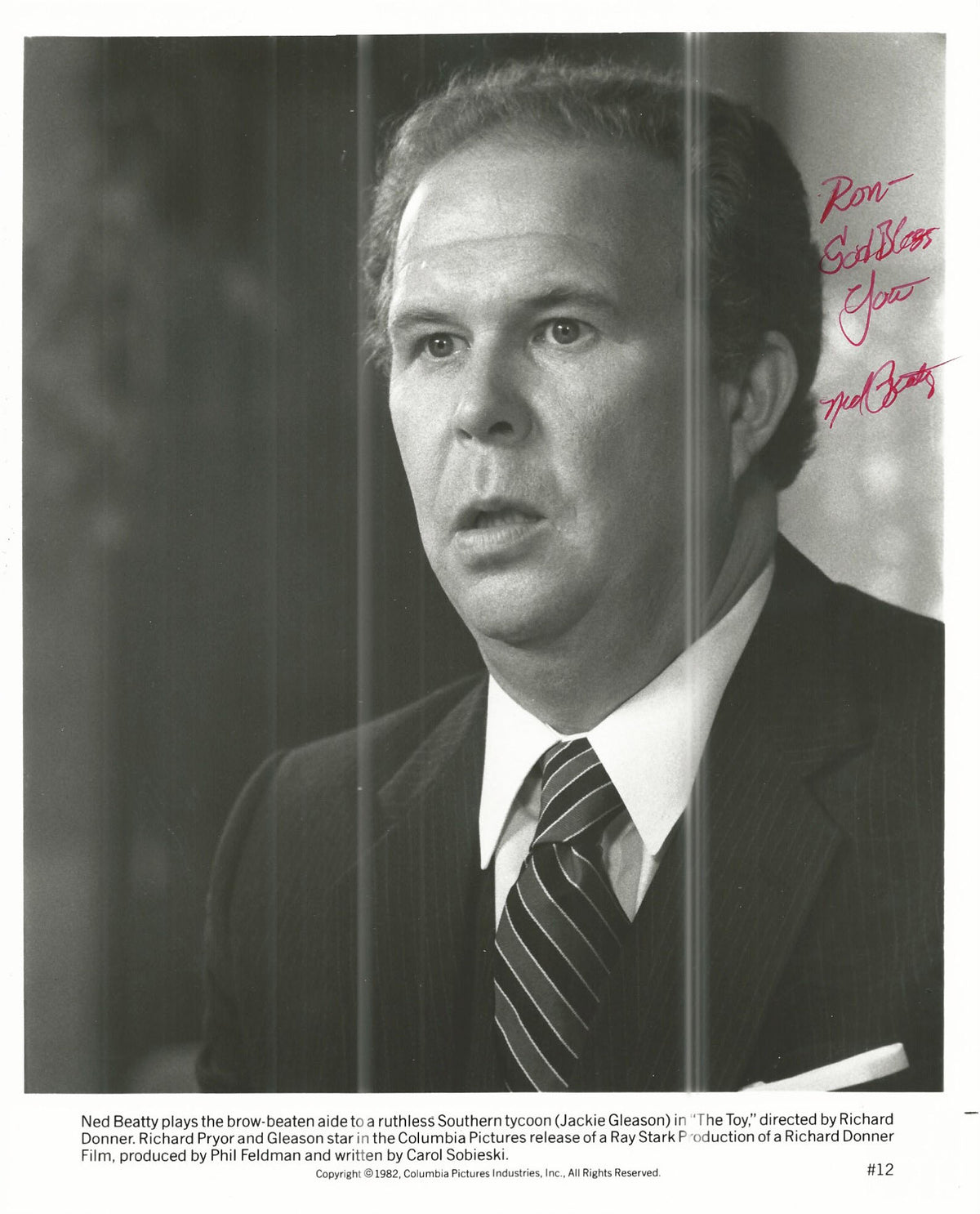 The Toy Ned Beatty signed photo