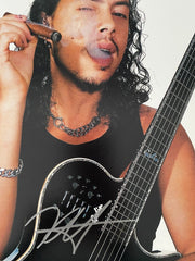 Metallica Kirk Hammett signed photo
