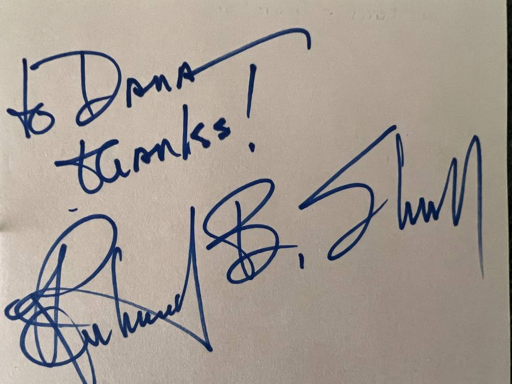 MASH Richard B Shull autograph