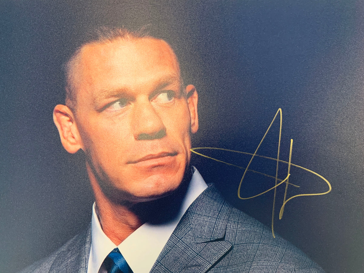 WWE John Cena signed photo