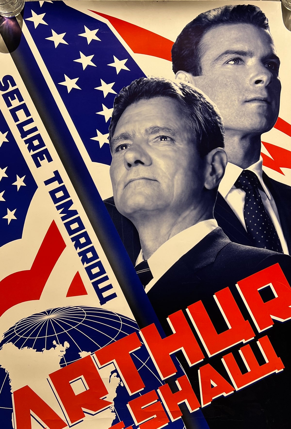 Rare The Manchurian Candidate set prop poster