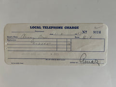 Desi Arnaz signed receipt
