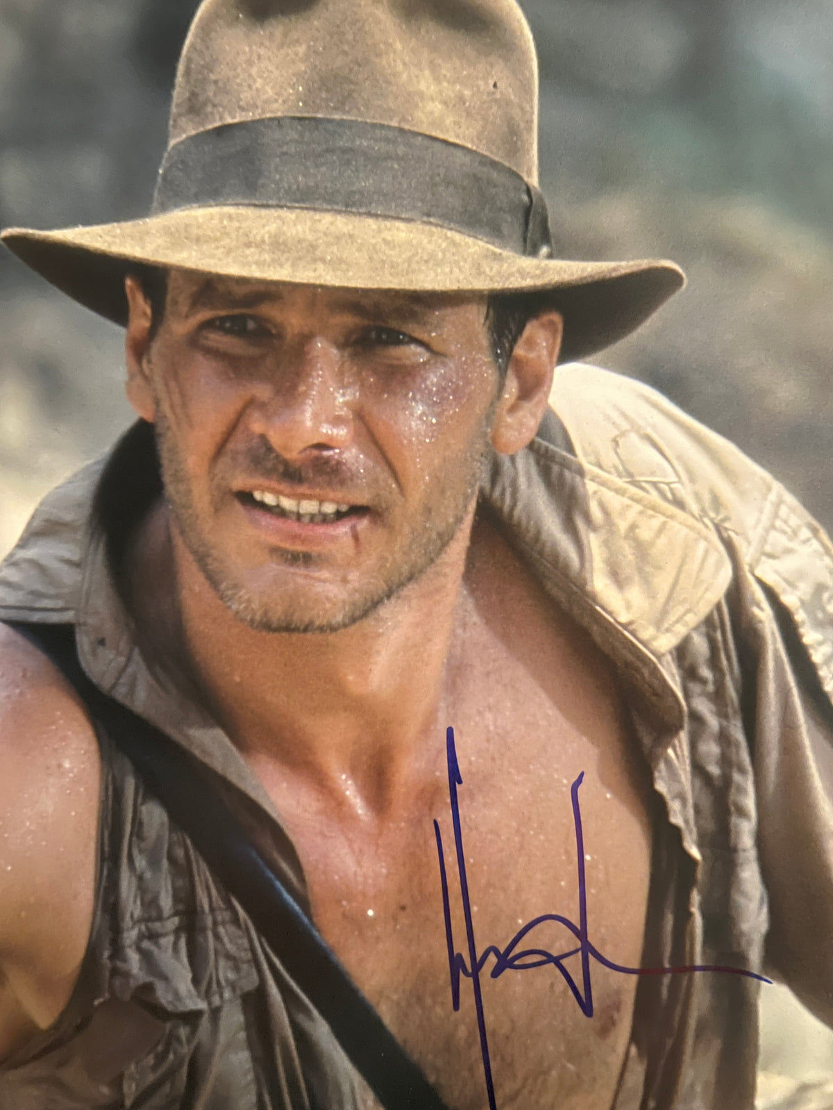 Indiana Jones Harrison Ford signed photo