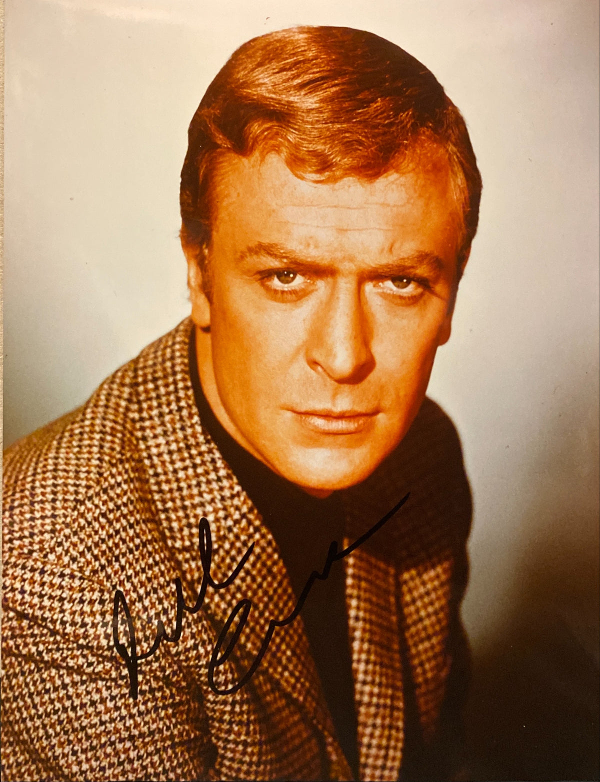 Michael Caine signed photo