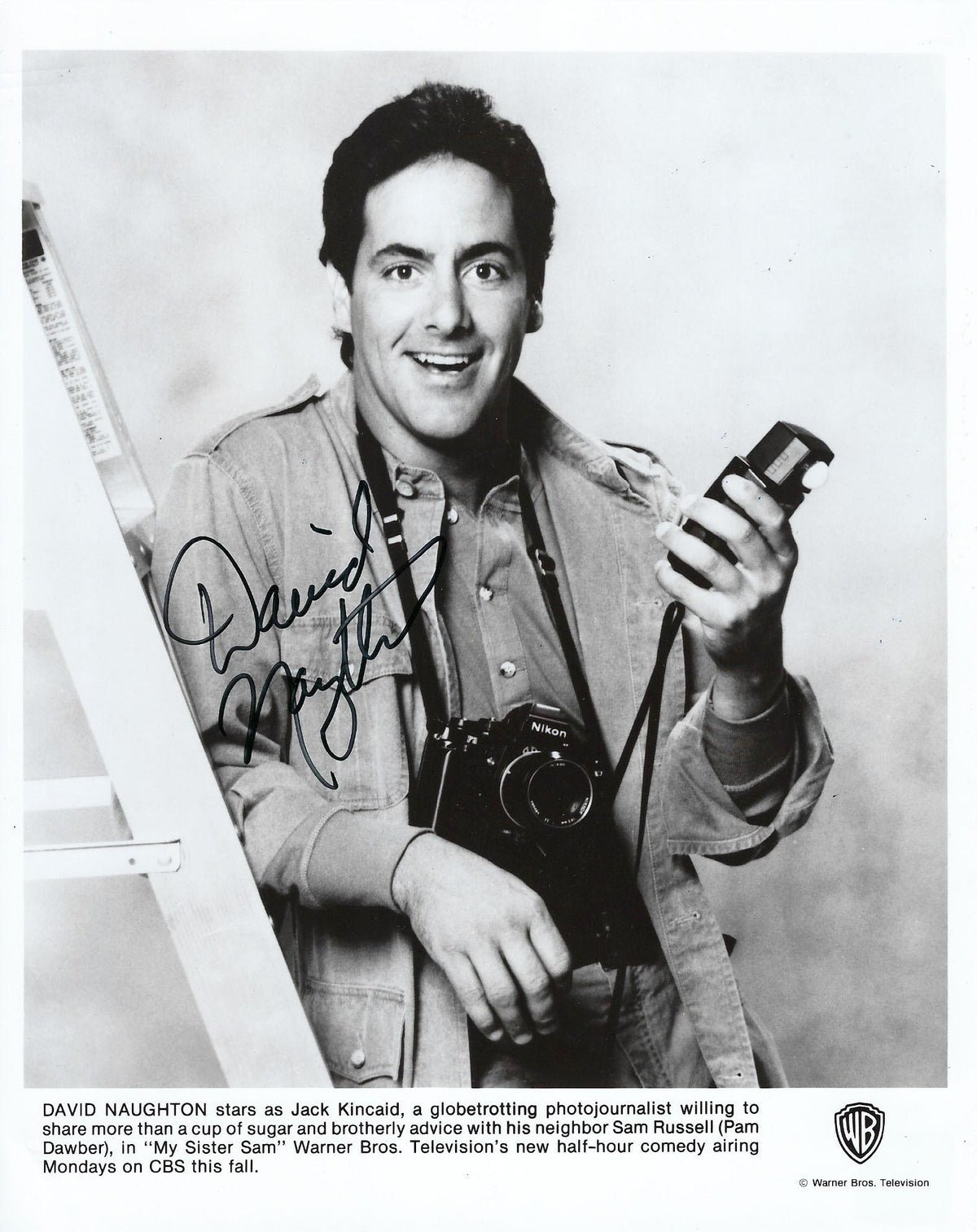 My Sister Sam David Naughton signed photo