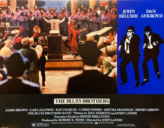 John Belushi and Dan Aykroyd "The Blues Brothers" original Lobby Card