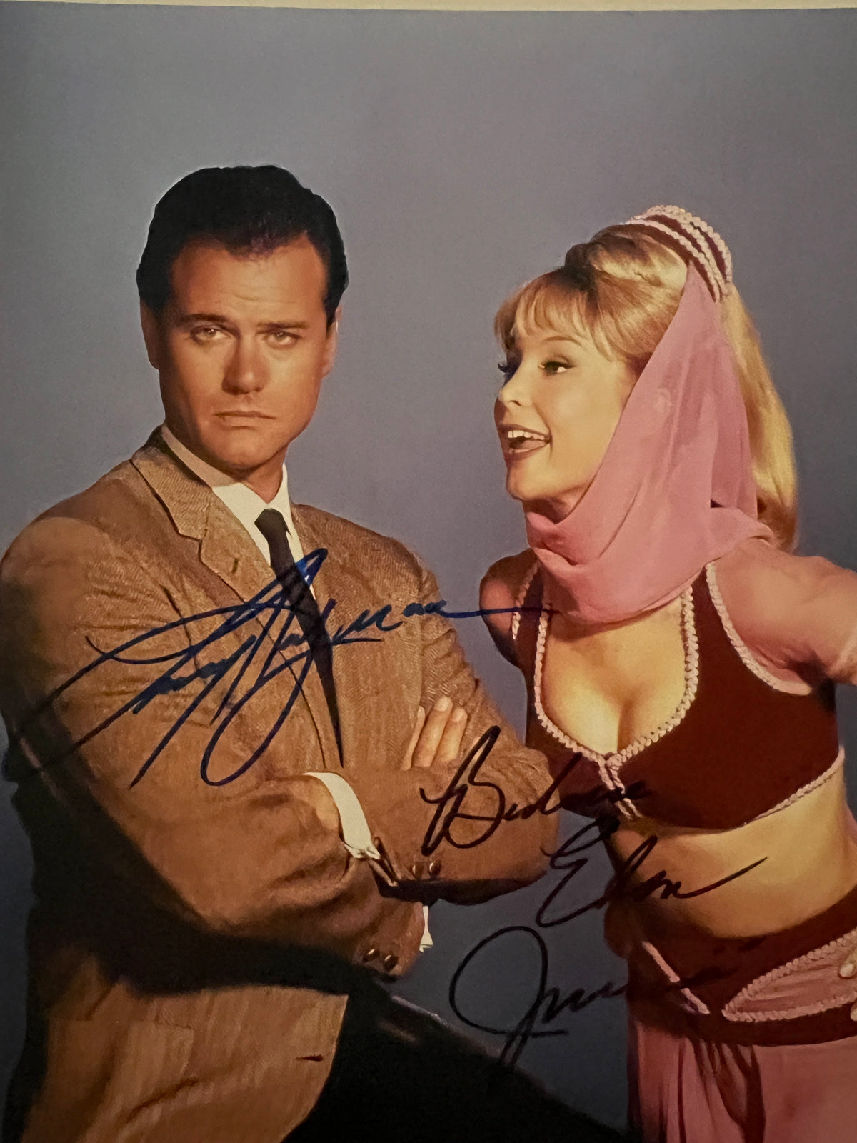 I Dream of Jeannie cast signed photo