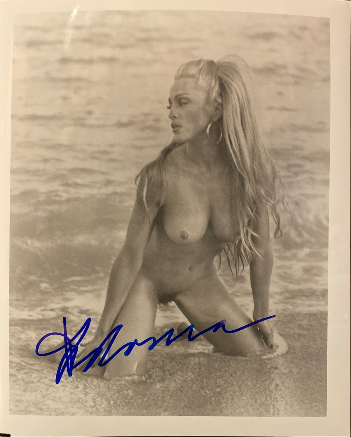 Madonna signed photo