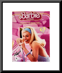 Barbie Margot Robbie signed movie photo