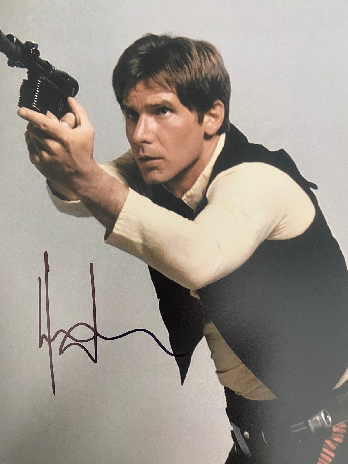 Star Wars Harrison Ford signed movie photo