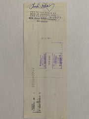Linda Blair Star Wares consignment signed check