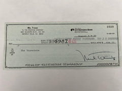 Mel Torme signed check