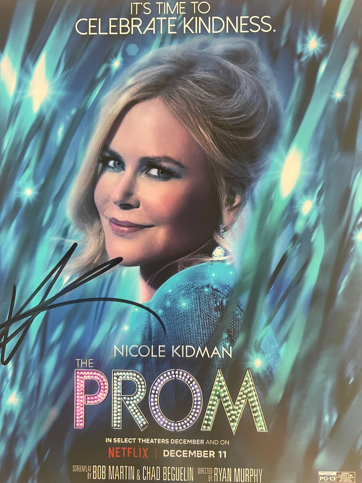 The Prom Nicole Kidman signed photo