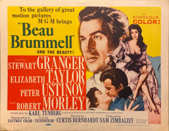 Stewart Granger and Elizabeth Taylor "Beau Brummell" original Lobby Card