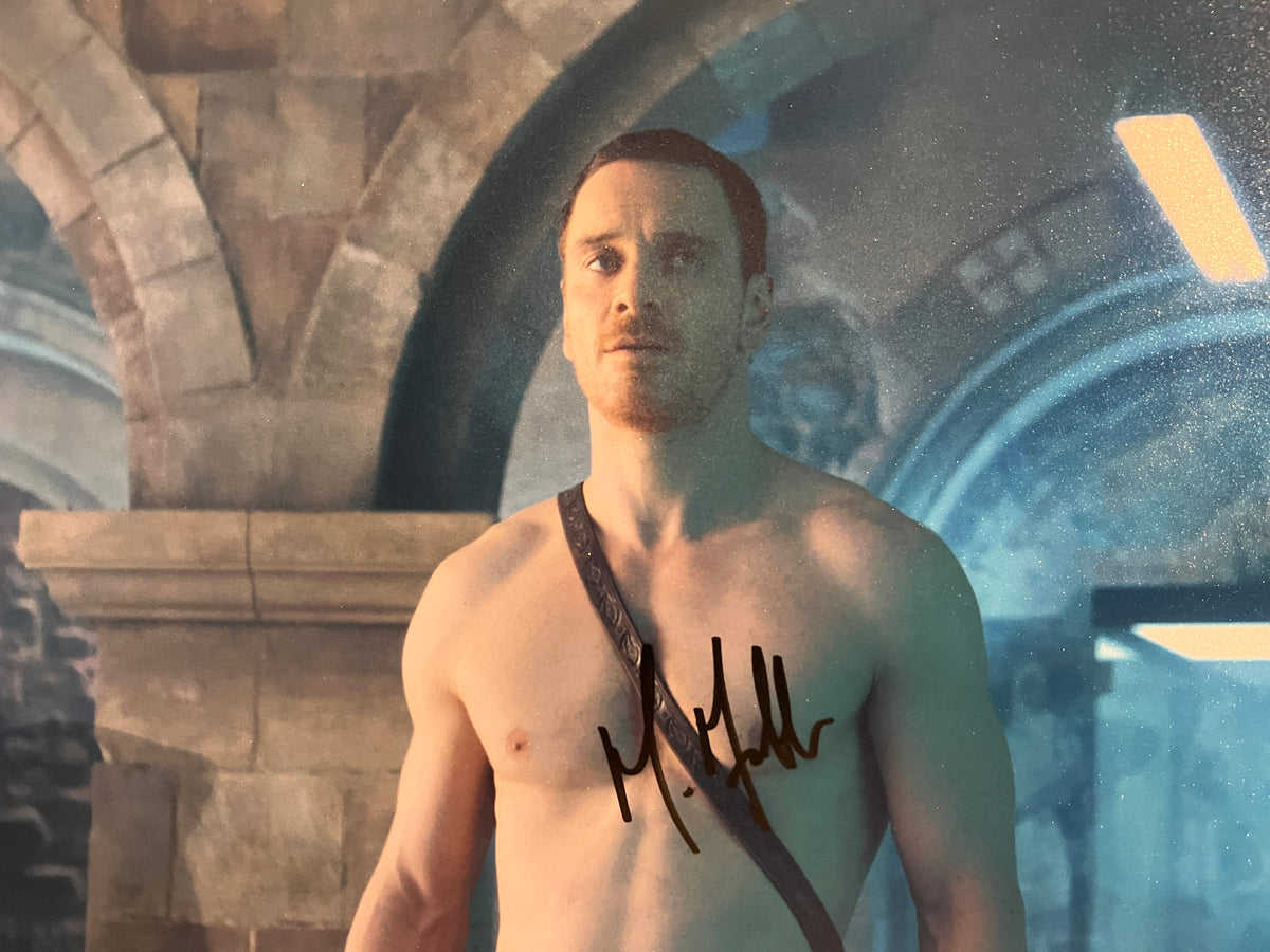 X Men Michael Fassbender signed photo
