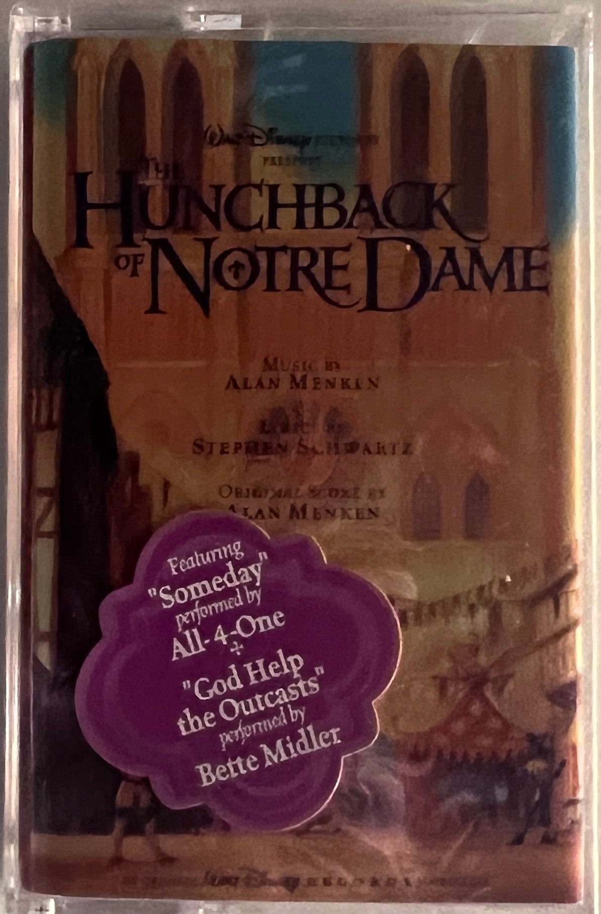 Hunchback of Nortre Dame cassette soundtrack