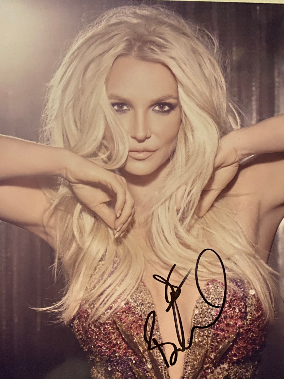 Britney Spears signed photo. 8x10 inches