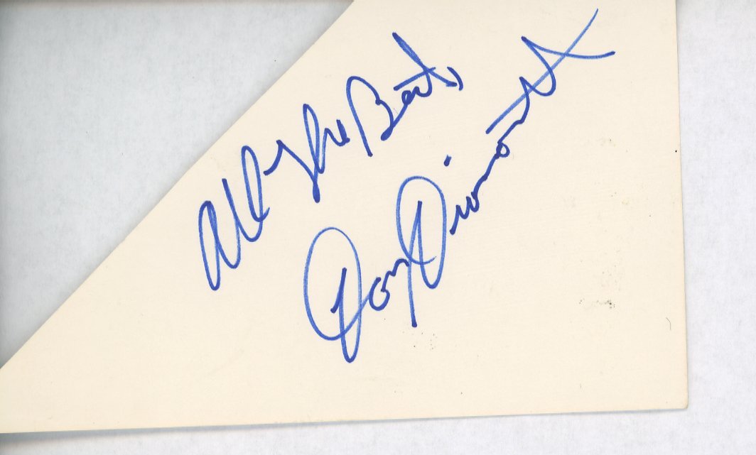 Don Diamont original signature