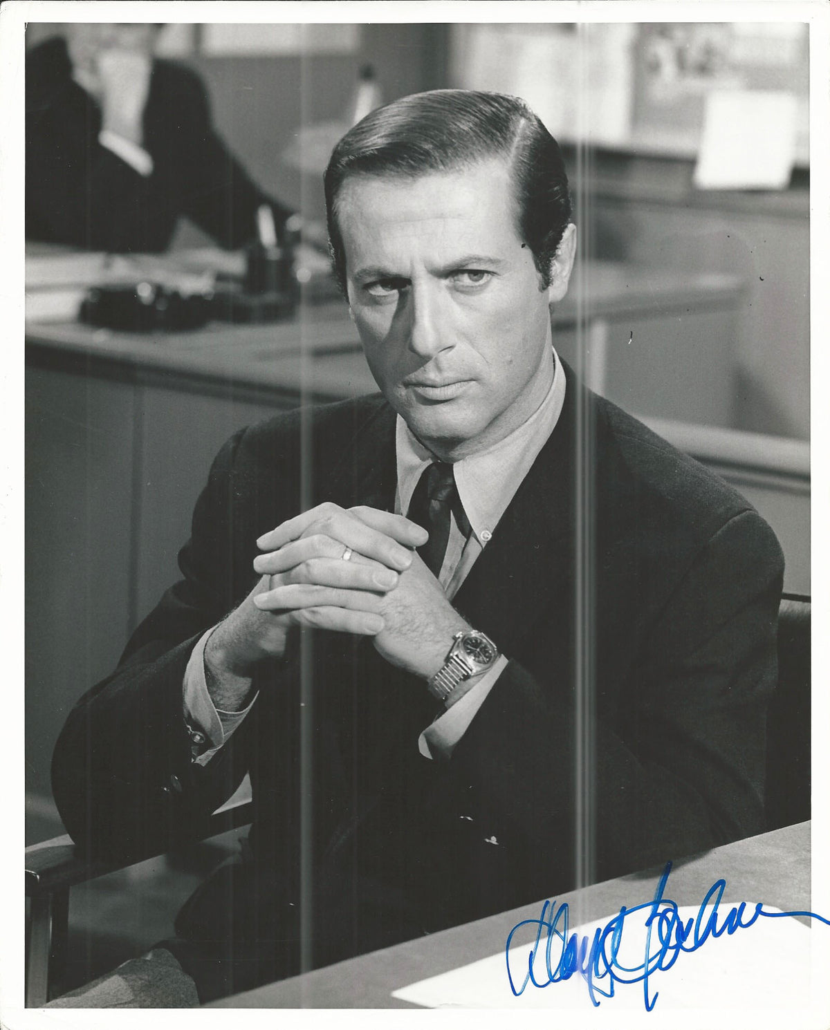 The Six Million Dollar Man Lloyd Bochner signed photo