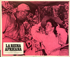 Humphrey Bogart and Katharine Hepburn "The African Queen" (Foreign) Lobby Card