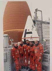 NASA John Creighton signed photo. GFA Authenticated