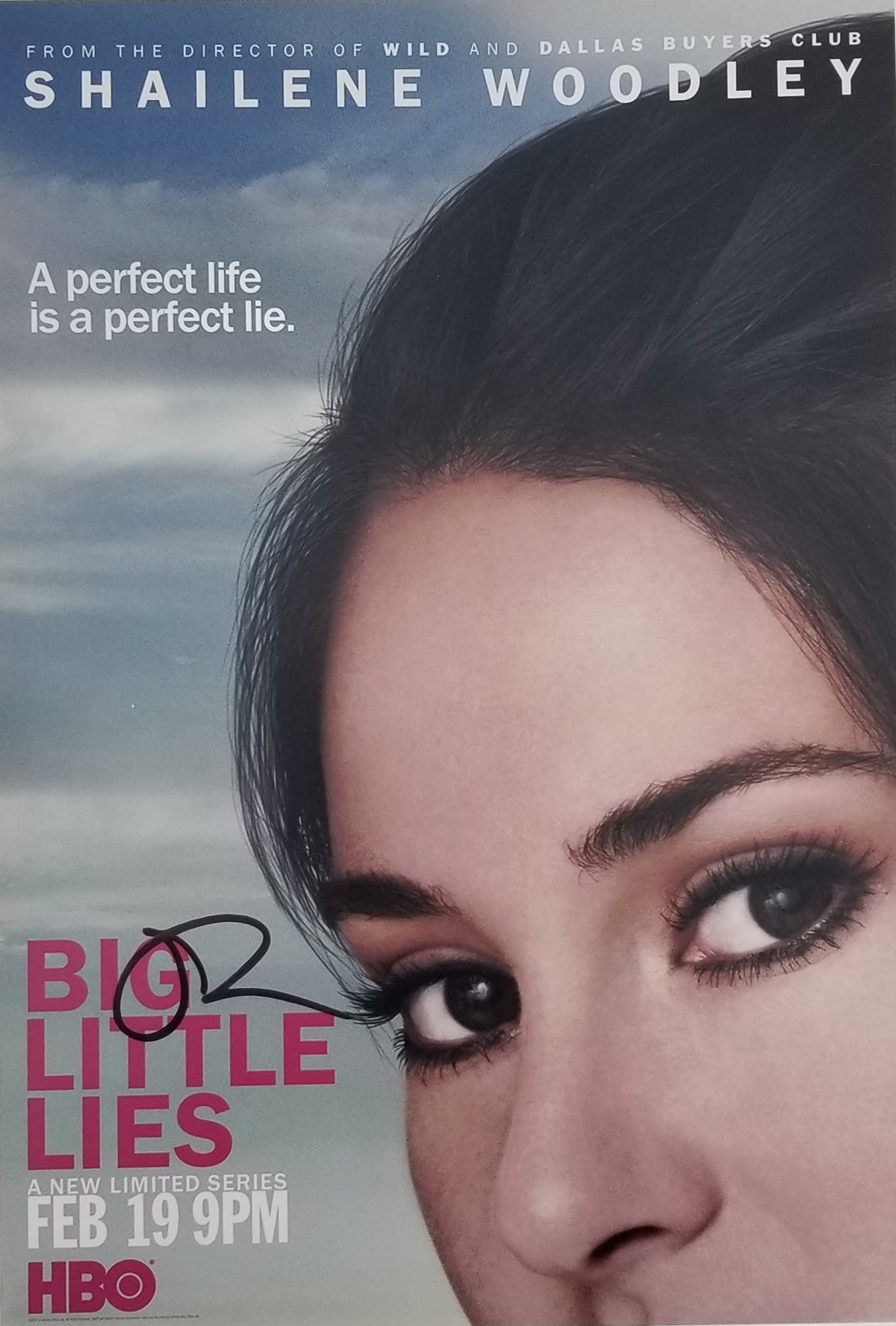 Big Little Lies Shailene Woodley signed  photo