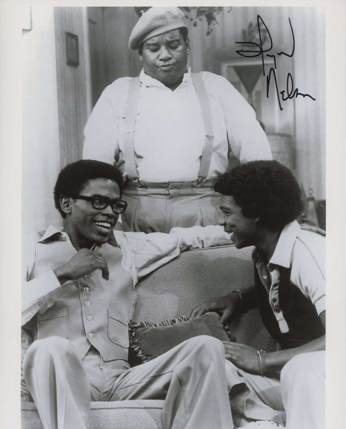 Haywood Nelson signed "What's Happening!!" photo