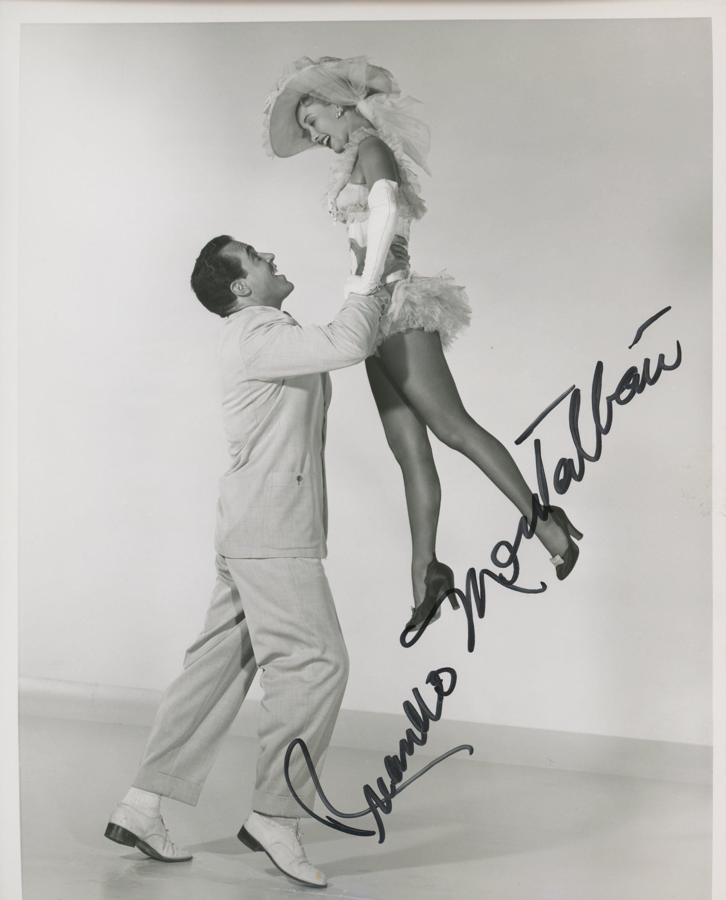 Ricardo Montalbán signed "Two Weeks With Love" movie photo